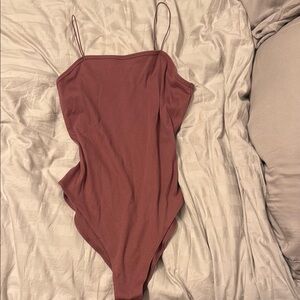 Wild Fable Dusty Rose Bodysuit